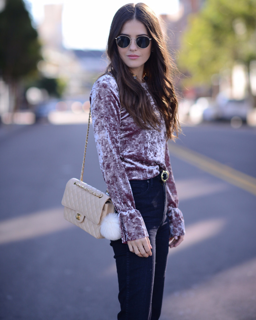 How to wear velvet this fall