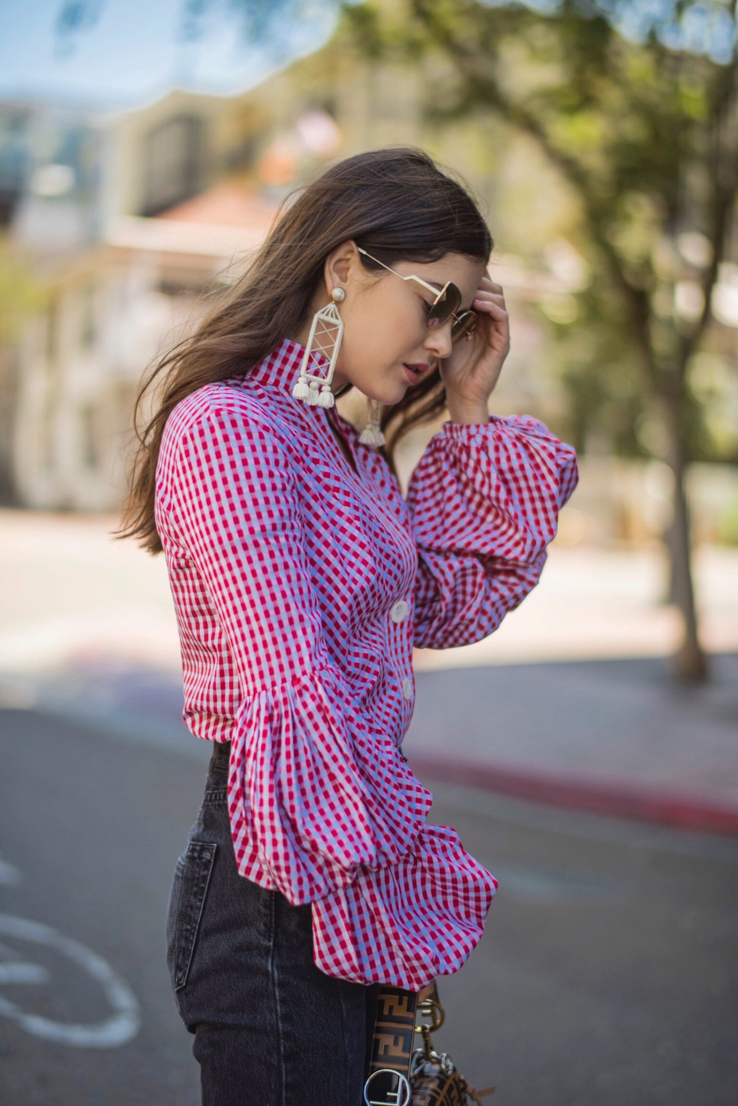 Puffy Sleeves and Gingham - Blank Itinerary