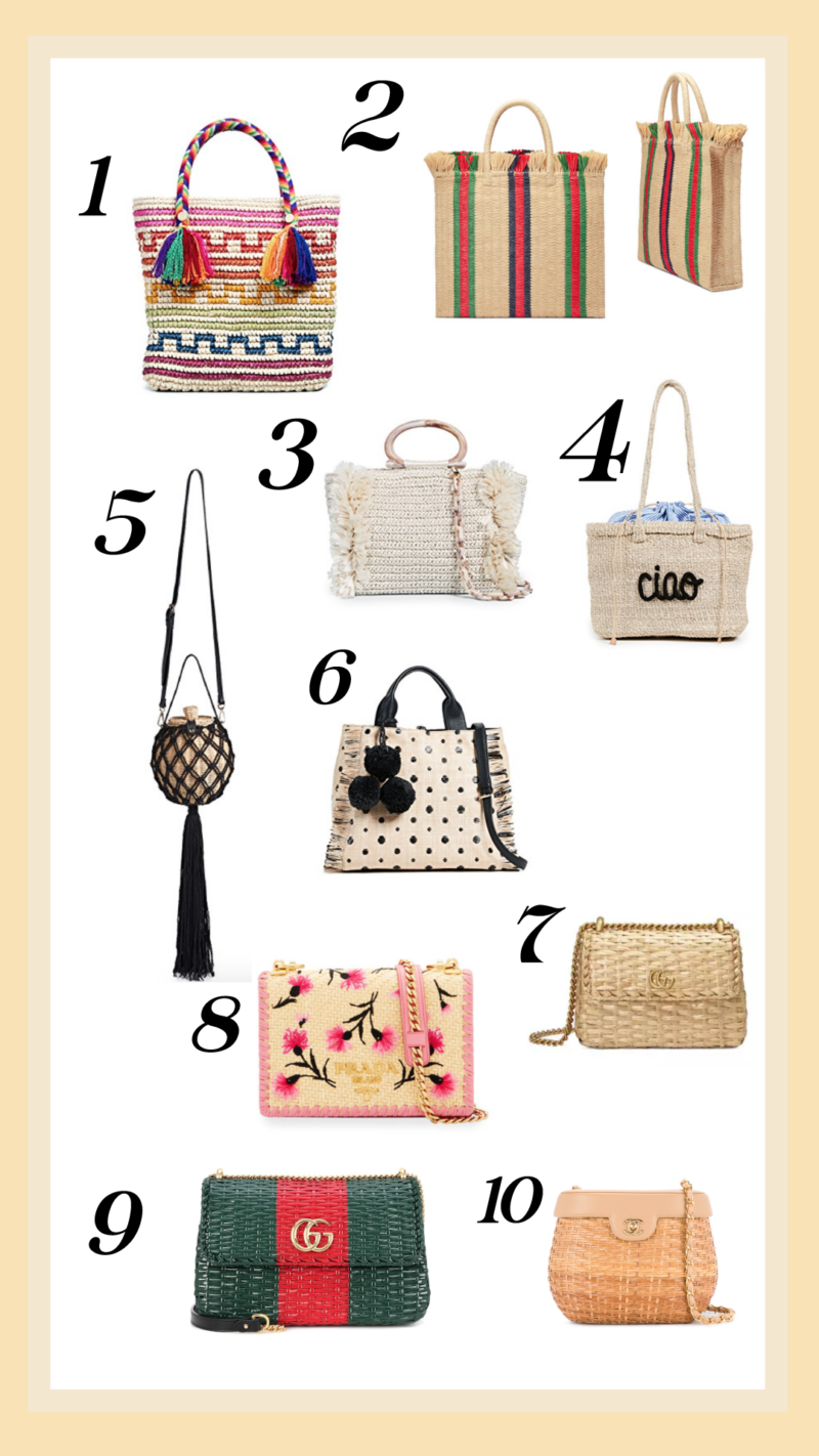 Shop the Trend: Straw Bags - Blank Itinerary